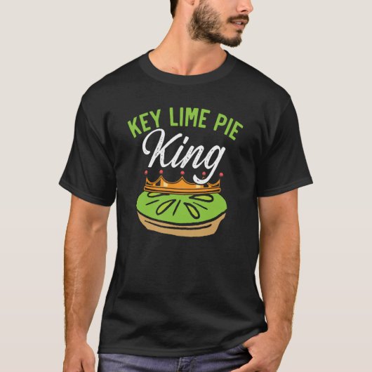 Key Lime Pie King Florida Dessert Key Lime Pie Bak T-Shirt (Vorderseite)