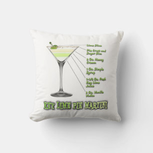 Key Lime Pie Martini Cocktail Rezept Kunst Kissen