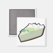 Key-Lime-Torte Magnet (Vorderseite/Rückseite)