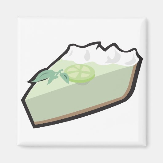 Key-Lime-Torte Magnet (Vorne)