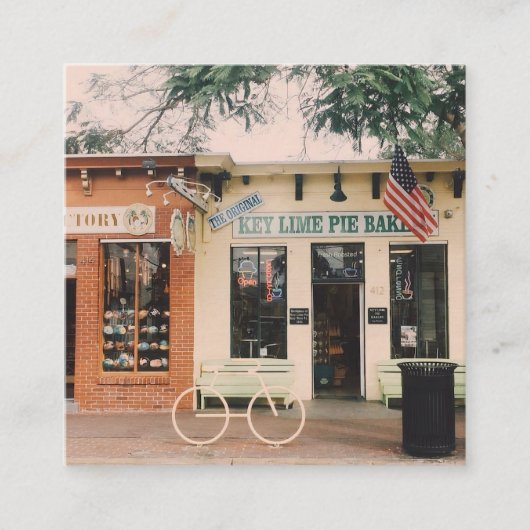 Key Limon Pie Bakery - Key West - Florida Quadratische Visitenkarte (Vorderseite)