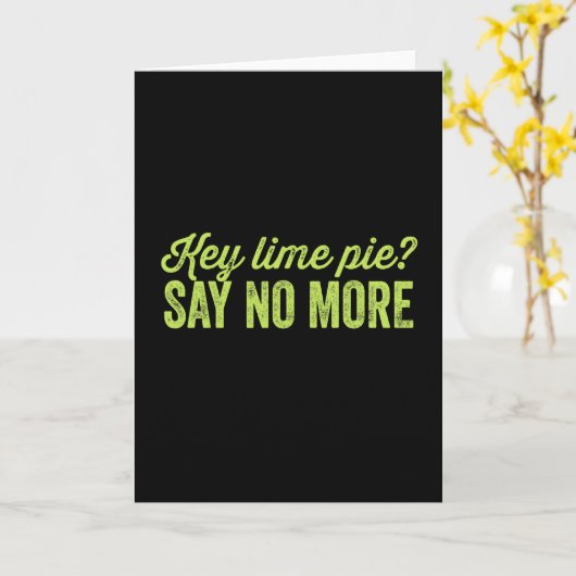 Key Limon Pie Karte (Gelbe Blume)
