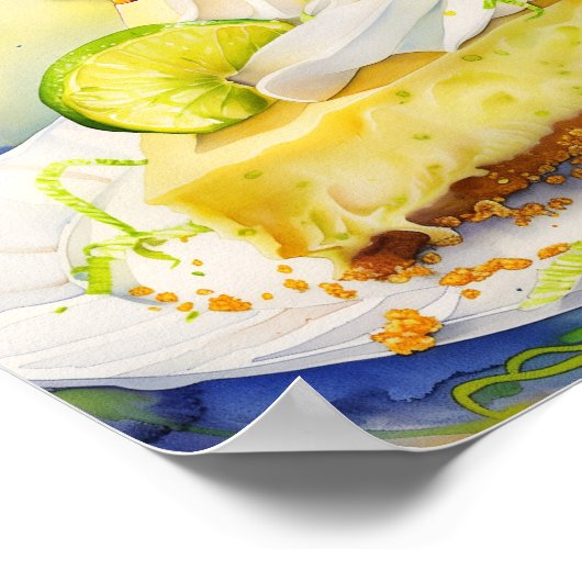 Key Limon Pie Poster (Ecke)