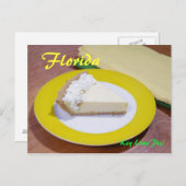 Key Limon Pie Postkarte (Vorne/Hinten)
