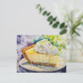 Key Limon Pie Postkarte (Stehend Vorderseite)