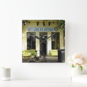 Key Limon Pie Quadratische Wanduhr (Zuhause)