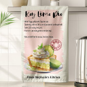 Key Limon Pie Recipe Personalisiert Geschirrtuch