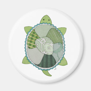 Key Limon Turtle Magnet