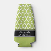 Key Limon White Marokcan #4 CB Black Name Wedding Flaschenkühler (Vorderseite)