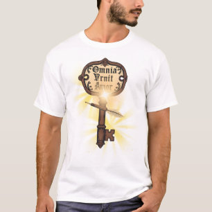 "Key of Liebe - Omnia Amor Vintag T-Shirt" T-Shirt