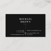 Key Realtor Real Anwesen Visitenkarte (Rückseite)