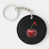 Key Ring - modern cherry design Schlüsselanhänger (Vorderseite)