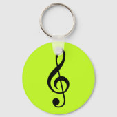 Key Ring Music Clef Limon Schlüsselanhänger (Vorderseite)