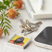 "Key Ring Vain Gorilla Design" Schlüsselanhänger (Seite)