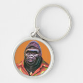 "Key Ring Vain Gorilla Design" Schlüsselanhänger (Vorne)
