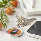 "Key Ring Vain Gorilla Design" Schlüsselanhänger (Seite)