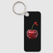 Key Ring with a modern cherry design Schlüsselanhänger (Vorderseite)