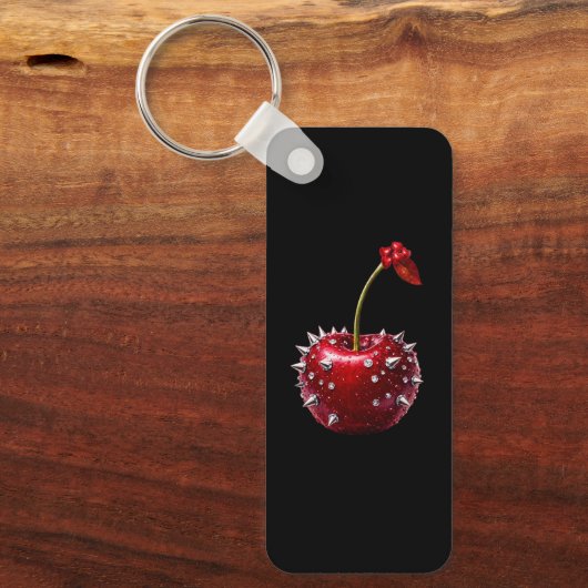 Key Ring with a modern cherry design Schlüsselanhänger (Vorderseite)