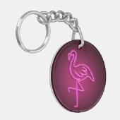 Key Rings - Neon Flamingo Schlüsselanhänger (Vorderseite links)