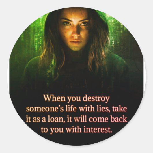 key tag runder aufkleber (Vorderseite)