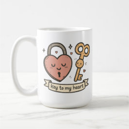 Key to My Heart Kaffeetasse
