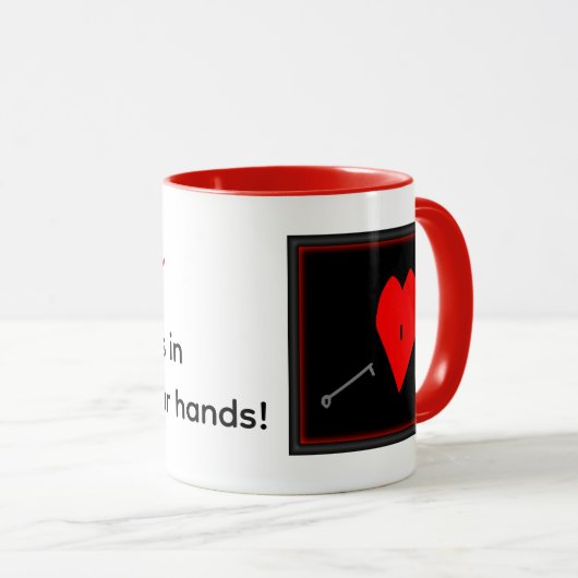 Key to My Heart Mug Tasse (VorderseiteRechts)