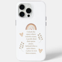 Key to Serenity Phone Case - Inspiration Gedicht D