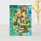 Key West All-Anlass Karte (Gelbe Blume)