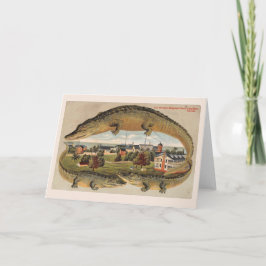 Key West Alligator Card Karte