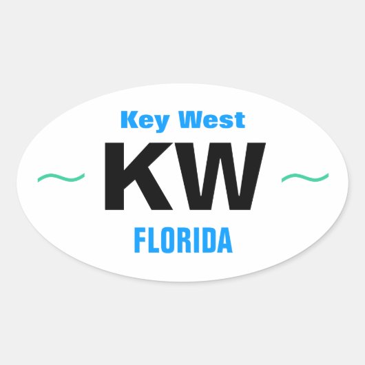 KEY WEST Aufkleber (4) (Vorderseite)