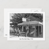 Key West Bait Shop, 1930 Postkarte (Vorne/Hinten)