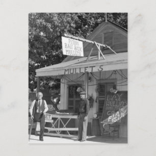 Key West Bait Shop, 1930 Postkarte