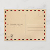 Key West Beach Florida Sand Tropical Palm Blätter Postkarte (Rückseite)