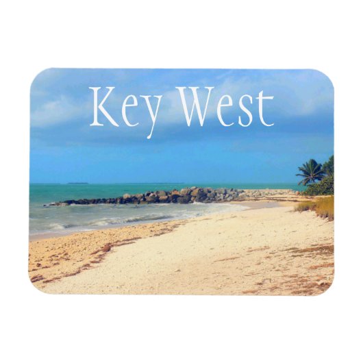 Key West Beach, Fort Zachary Taylor Staat Park Magnet (Horizontal)