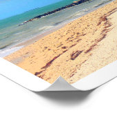 Key West Beach, Fort Zachary Taylor Staat Park Poster (Ecke)