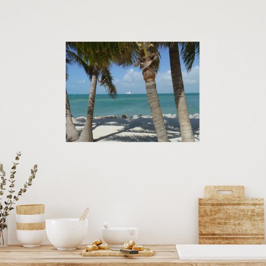 Key West Beach Poster (Küche)