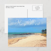 Key West Beach Postkarte (Vorne/Hinten)