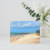Key West Beach Postkarte (Stehend Vorderseite)