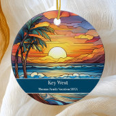 Key West Beach Urlaub Keramik Ornament