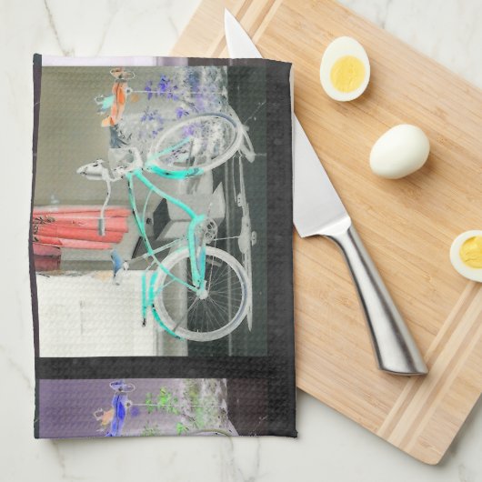 Key West Bicycle Küchentuch (Viertel Falte)