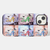 Key West Bicycle Muster iPhone Hülle (Rückseite (Horizontal))