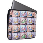 Key West Bicycle Muster Laptopschutzhülle (Vorne Rechts)