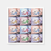 Key West Bicycle Muster Serviette (Vorderseite)