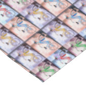 Key West Bicycle Muster Tischdecke (Schrägansicht)