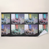 Key West Bicycle Strandtuch (Vorderseite)