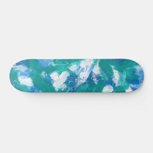 Key West Blue Half Pipe Skateboard (Horizontal)