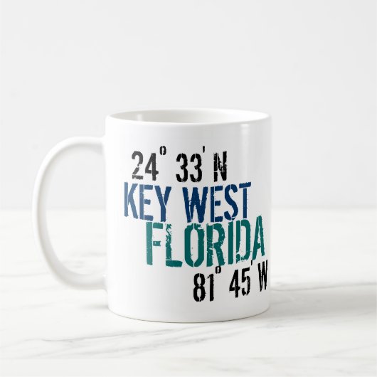 Key West-Breite Kaffeetasse (Links)