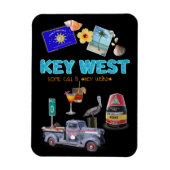 Key West Collage Magnet (Vertikal)