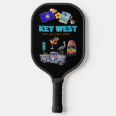 Key West Collage Pickleball Schläger (Rückseite)