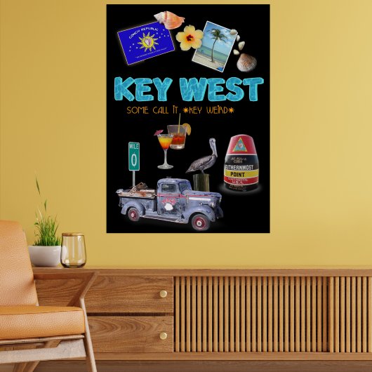 Key West Collage Poster (Wohnzimmer 2)